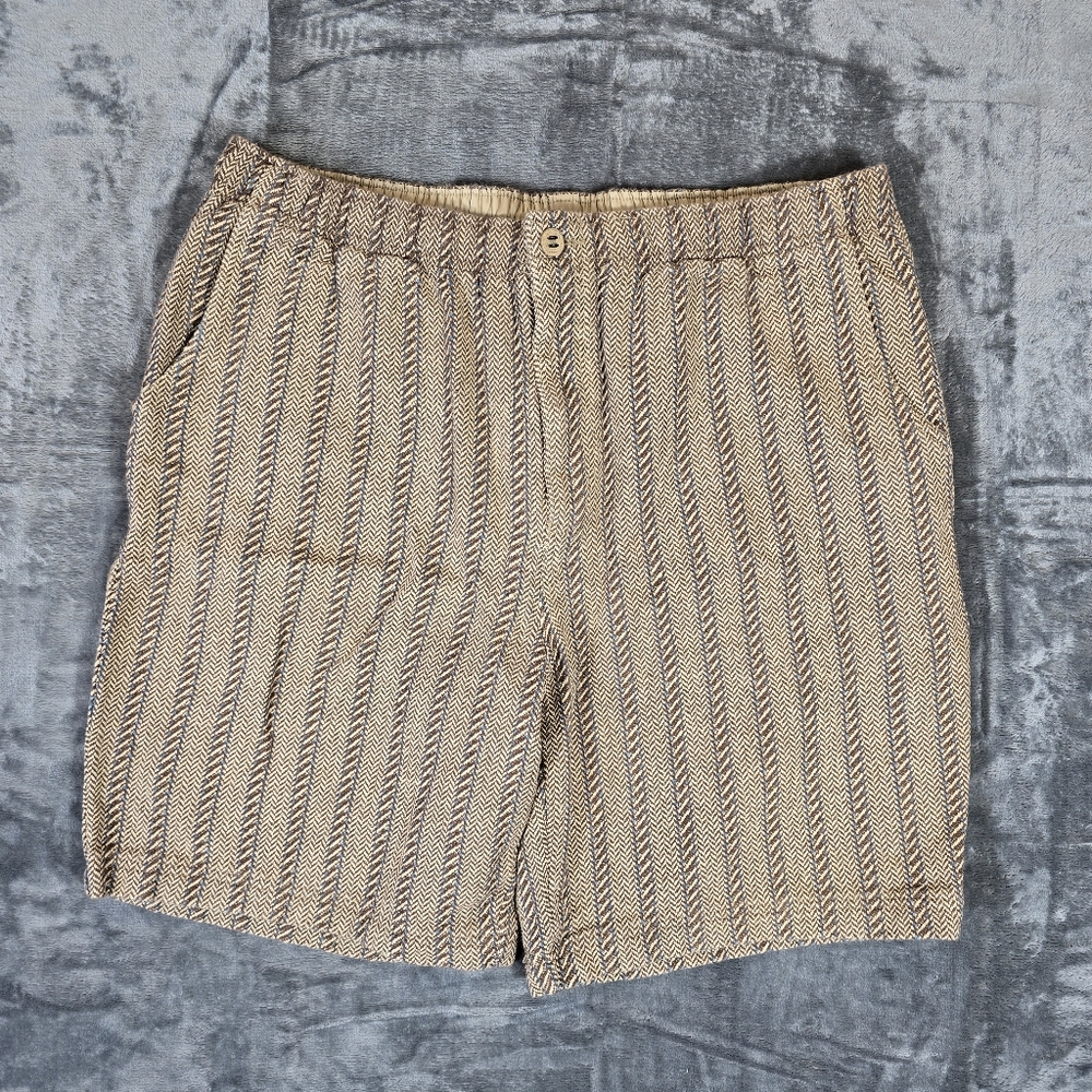 The Territory Ahead Herringbone Southwest Heavy Cotton Shorts Size XL